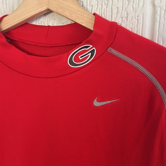 NIKE PRO MEN’S COMPRESSION LONG SLEEVE SHIRT UNIVERSITY OF GEORGIA SIZE XL - Picture 4 of 8